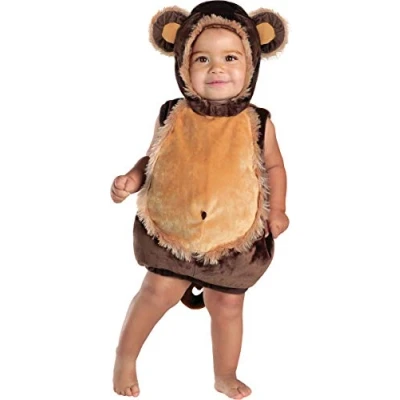 Imagen de Rubie&#039;s Disfraz MONITO Selva ECOPACK INF Animales, Color marrón, M (300719 I)