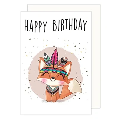Imagen de Edition Seidel tarjeta de cumpleaños para niños con sobre. felicitación infantil, (G3378 SW023)
