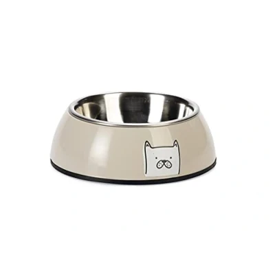 Imagen de Karlie Comedero Individual para Perros Elize tamaño: 220 ml Color Gris Claro