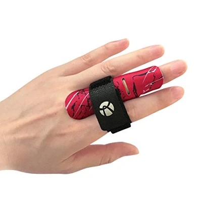 Imagen de Kuangmi Férulas Dedo Protector de Dedos y evita Lesiones en el Deporte, Rojo (1 pieza) L/XL