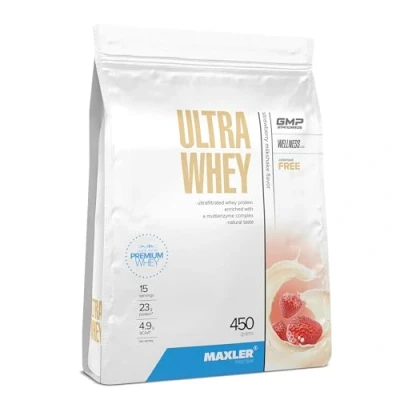 Imagen de Maxler Ultra Whey Proteina Proteinas para Masa Muscular Isolate Batido de Fraise 450g