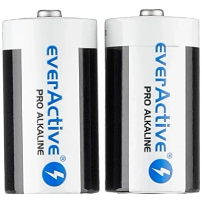 Imagen de everActive C Pilas alcalinas para bebé LR14 R14 1,5 V, máxima Potencia, 10 años de Vida útil, 2 Unidades 1 blíster LR14/C Unidades/1