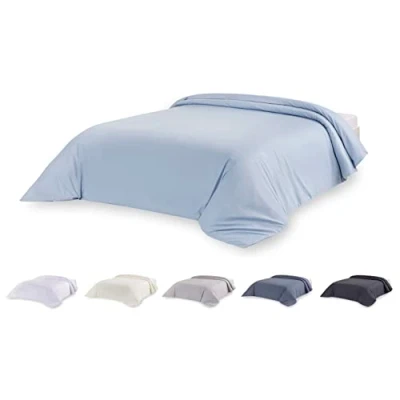 Imagen de Todocama Funda nórdica de Microfibra para edredón Tacto Extra Suave. (Azul Claro Cama 80/90 150x220cm).