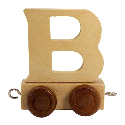 Imagen de GICO Tren de letras madera, tren, lok, vagón, a Z, nombre elegir (B)
