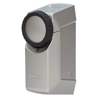 Imagen de Abus HomeTec Pro Bluetooth® CFA3100 Cerradura de puerta electrónica Abrir y cerrar la principal a través una aplicación en el smartphone Con control acceso Plata