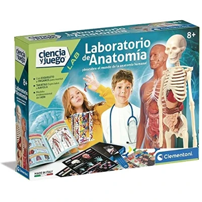 Imagen de Clementoni, Laboratorio de Anatomía, Juego Educativo Ciencias, Aprende Anatomía y Cuerpo Humano, Juguete niños 8 años, en español (55485)