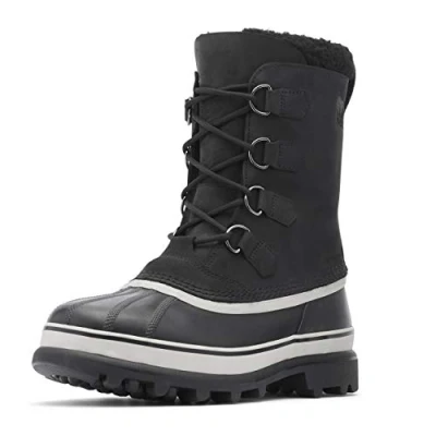 Imagen de Sorel Caribou WP, Botas para nieve impermeables, Hombre, Black Dark Stone, 41.5 EU