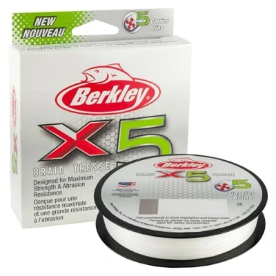 Imagen de Berkley X5 Línea de Pesca Trenzada Cristal, Unisex, 165 Yard/10 Pound