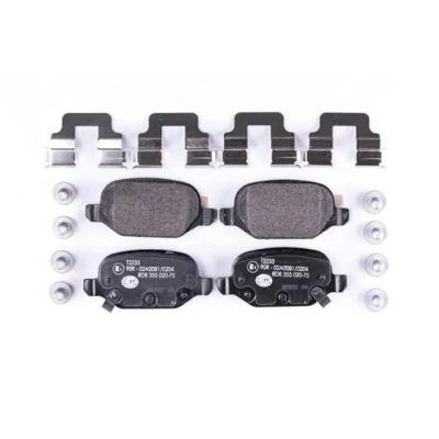 Imagen de HELLA 8DB 355 020 751 Juego de pastillas freno con avisador acústico desgaste tornillos pinza accesorios FIAT: Panda III Hatchback