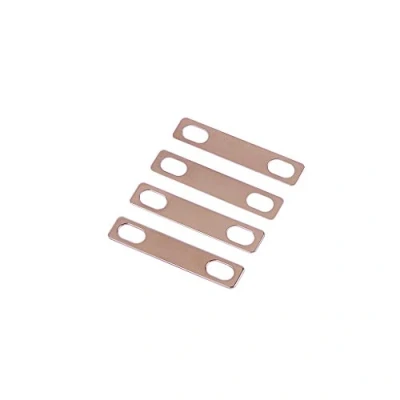 Imagen de Alnicov 4 piezas de cuñas cuello guitarra 0,2 mm 0,5 1 espesor latón para herramientas bajo eléctrica Luthier (cromo)