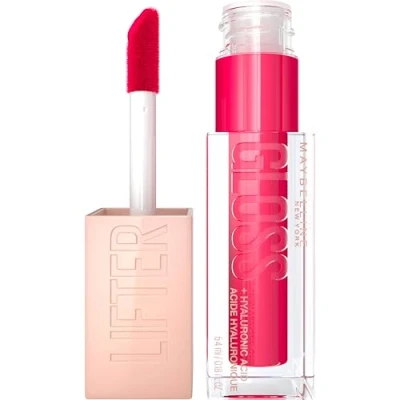 Imagen de Maybelline New York, Brillo de Labios Lifter Gloss, Hidratación Intensa y Rellenos Sin Retoques, Fórmula con Ácido Hialurónico, en Tono 24 Bubblegum