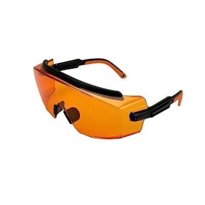 Imagen de UVtech SLEEP PRO 100 % filtro de luz azul naranja gafas ordenador PC Gaming Bluelight UV Blue Light Blocking Glasses Anti Mujer Hombre, naranja, Einheitsgröße