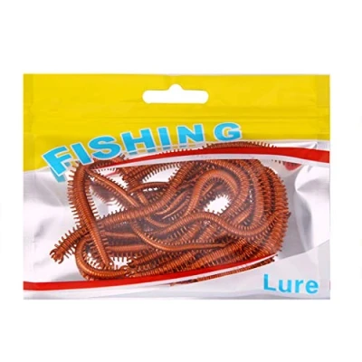 Imagen de SHESSTILL 10 unids/Bolsa Cebo biónico Gusanos de mar Artificiales Pesca Suave señuelo con Olor a Pescado Realista Aparejos