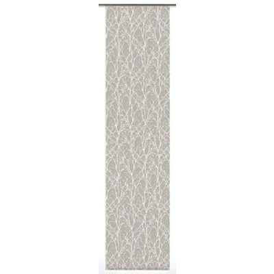 Imagen de Gardinia 1 Stück Cortina de Tela Lavable, Color, 60 x 245 cm, Poliéster, Ramas Beige
