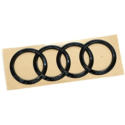 Imagen de Audi 8Y4071802 Anillos con Logo Black Edition Emblema Blackline, Negro *** Solo para Sportback