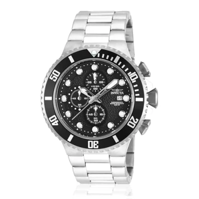 Imagen de Invicta Pro Diver, Reloj de cuarzo para hombre acero inoxidable, 52 mm, Plata/ Negro