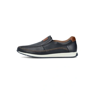 Imagen de Rieker 11962, Mocasín Hombre, Azul, 46 EU