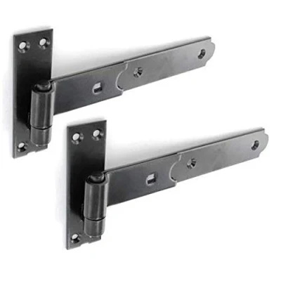 Imagen de Merriway® BH07425 Bisagras para puerta (400 mm, 2 unidades), color negro