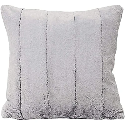 Imagen de Paoletti Funda de cojín Suave emperatriz Gris, 55 x cm, Poliéster, 55cm
