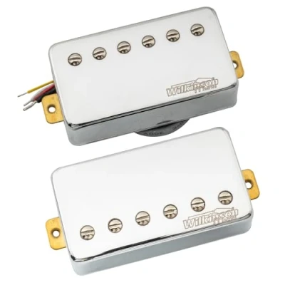 Imagen de Wilkinson WOCHB Cerámico PAF Pastillas Humbucker Pickups Set para Guitarra Eléctrica tipo Les Paul SG, Cromado
