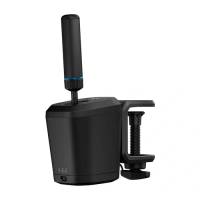 Imagen de Logitech G RS Shifter and Handbrake con cambio fácil de modo, empuñadura ajustable en altura y mordaza mesa, para volantes las series PRO, PS, Xbox unidades carreras PC Negro