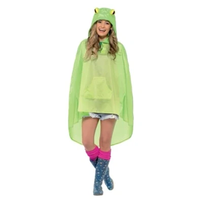 Imagen de Smiffys Party Poncho de la Rana, con Bolsa Asas