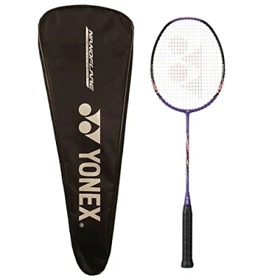 Imagen de Yonex Nanoflare 001 Ability Raqueta de bádminton con cuerda, color morado oscuro