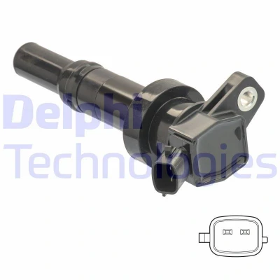 Imagen de DELPHI GN10826 12B1 Bobina de encendido 2 12 KIA: RIO 3 Stufenheck, HYUNDAI: i20 I Hatchback