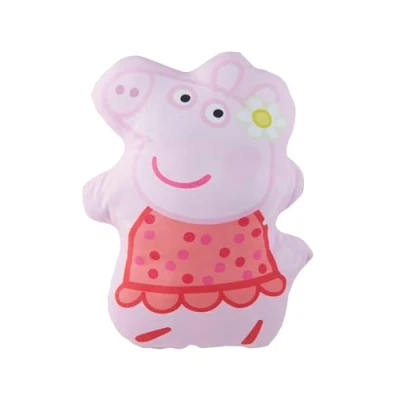Imagen de United Labels cojín Peppa Pig de Pig, 37 x 26 cm, color rosa, sofá, decorativo peluche,