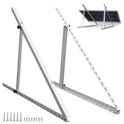 Imagen de ECO WORTHY Soporte Placa Solar de 45&quot; (114 cm) con Angulo Ajustable, para Panel 100W 400W, Barco, Caravana, Techo, Sistema Off grid