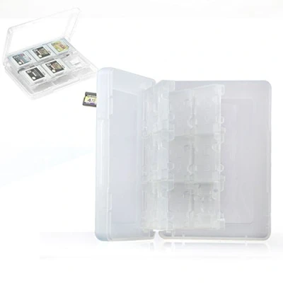 Imagen de Neuftech Game Case Juegos Funda para 22 y 2 Tarjetas de Memoria Nintendo 3DS XL, 3DS, 2DS, DSi DS, Color Blanco