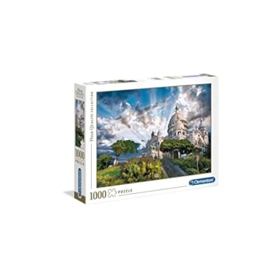 Imagen de Clementoni Puzzle 1000 piezas paisaje ciudad Paris MontMartre, adulto (39383), Multicolor