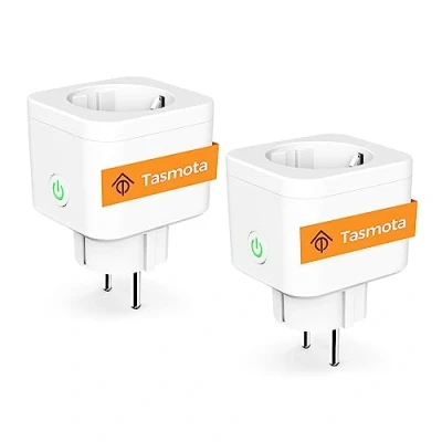 Imagen de Refoss Enchufe Tasmota con Medidor de Energía, Mini WiFi Plug ESP8266, Compatible Home Assistant, ZWAVE, ioBroker, MQTT, Domoticz