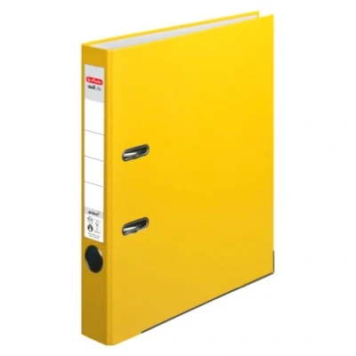 Imagen de Herlitz 5451307 PP color Archivador (5 cm), amarillo