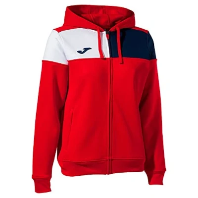 Imagen de Joma Chaqueta con capucha crew v blanco royal marino