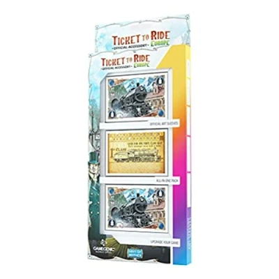 Imagen de Gamegenic ¡Aventureros al Tren! Europa Art Sleeves Fundas para Juego de Mesa