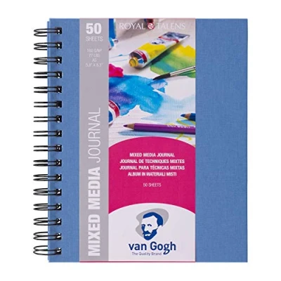 Imagen de Talens Mixed Media Cuaderno (A5, con anillas, 50 hojas)