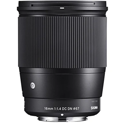 Imagen de Sigma 16 mm F1.4 DC DN Contemporary Objetivo para Sony E, color negro