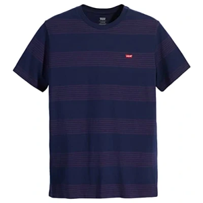 Imagen de Levi&#039;s Ss Original Housemark Tee Camiseta, Beatle Stripe Ocean Depths, XS Hombre