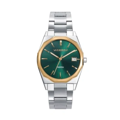 Imagen de Viceroy 42449 67 Reloj para Hombre Acero Bicolor Esfera Verde