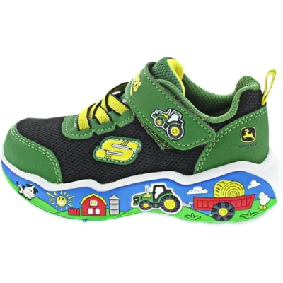 Imagen de Skechers Play Scene Barn Squad Buddies, Zapatillas, Green/Black, 25 EU