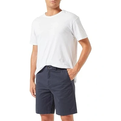 Imagen de Amazon Essentials Pantalones Cortos Chinos de Corte Ajustado con Pernera 23 cm Hombre, Azul Marino, 33W