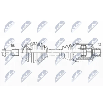Imagen de Semi eje NTY NPW PL 146