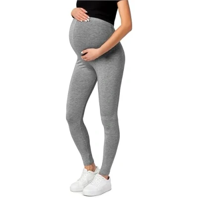 Imagen de Be Mammy Leggins Premamá Embarazo Ropa Deporte BE20 230 (Melange Medio, 4XL)