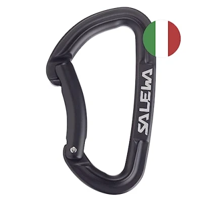 Imagen de Salewa Hot G3 Bent Carabiner, Unisex Adult, Black, Talla única