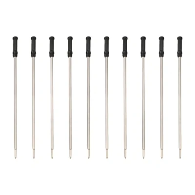 Imagen de Paquete de 10 recambios bolígrafo reemplazables metal para escritura suave