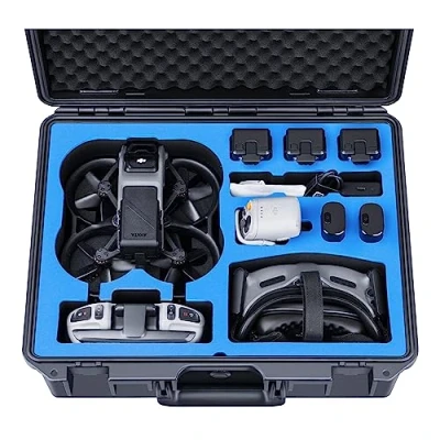 Imagen de Lykus Titan AT110 Maletín Maleta Estuche Case para dji Avata, Goggles 2 y Control Remoto FPV, Admite hasta 9 baterías Avata 3 [Solo Estuche]