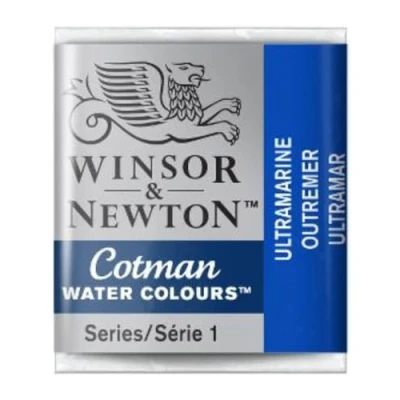 Imagen de Winsor &amp; Newton Cotman Acuarela En Pastilla, Ultramar, 1,9x1,6x1,1 cm