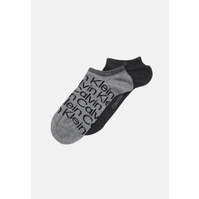 Imagen de Calvin Klein Underwear Sneaker ALL OVER Print 2 PACK Calcetines tobilleros, Talla: 39 42, Mid grey