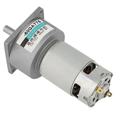 Imagen de motor de engranaje Mini DC 12 V/24 V 35 W velocidad ajustable gran par CW/CCW (12 50 rpm)